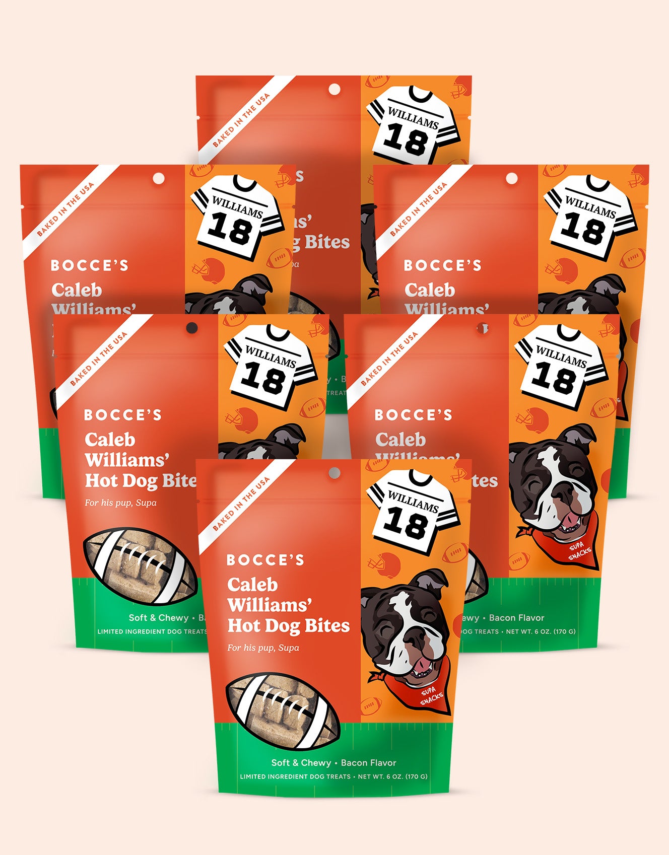 Caleb Williams' Hot Dog Bites 6-pack