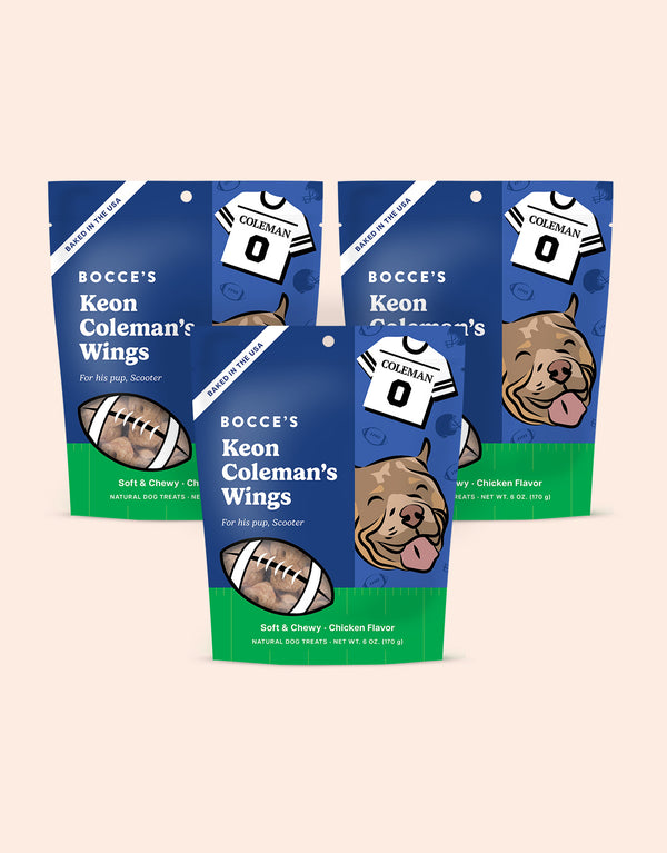 Keon Coleman’s Wings 3-pack